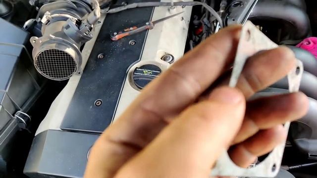 Mercedes W140_S320_M104 Правильная чистка дроссельной заслонки.