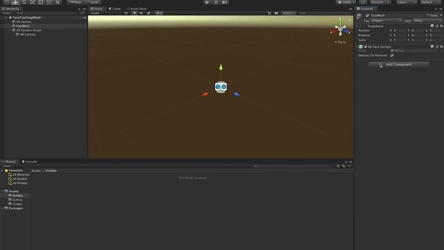 ARKit 3 with Unity3d AR Foundation and Face Tracking to Generate A Real-time Face Mesh смотреть онлайн