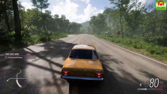 Forza Horizon 5 Ford Escort Rs1600 Drive to see old war planes смотреть онлайн