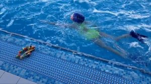 VLOG Вторая тренировка в бассейне. Катины блинчики