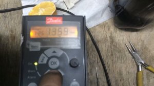 частотник  Danfoss VLT Micro 0,75 маленькие обороты