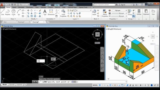 Iso-metric Drawing In AutoCAD for Beginners | Exercise 9 | Basics to Advance смотреть онлайн