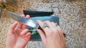 Тест ножа хв5 (алмазка) на стекле