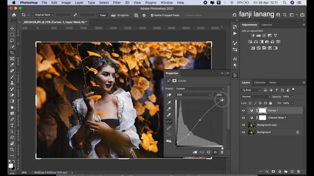 Editing Color Photo With Channel Mixer | Photoshop Tutorial смотреть онлайн
