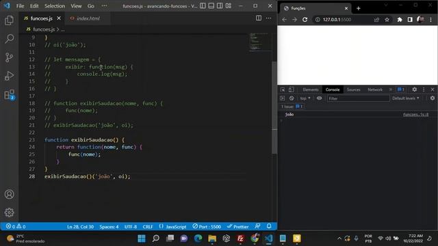 Parte 2 - Aprenda funções do zero no JavaScript смотреть онлайн