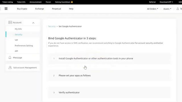 Как Подключить Двухфакторную Аутентификацию 2FA на Криптобирже CoinEx