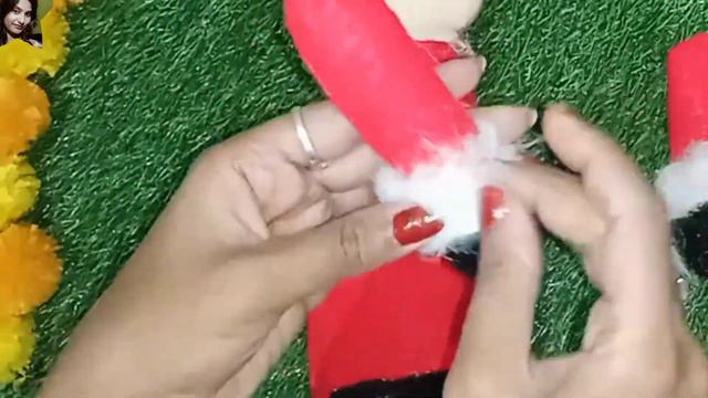 🧑🎄How to make Santa Claus from waste plastic bottle 🌲Christmas Decoration ideas#creationlife смотреть онлайн