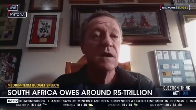 Medium-term Budget Speech | South Africa owes around R5-trilllion смотреть онлайн