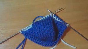 Женские следки вязание двумя спицами