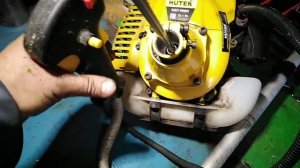 ХУТЕР - бензо триммер. смазка, тех обслуживание.