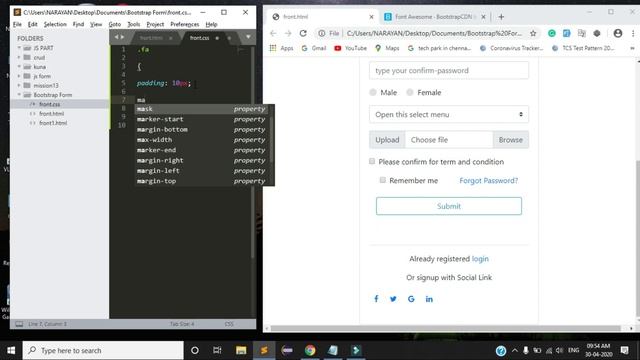 How to add social link in registration form using bootstrap #4 смотреть онлайн