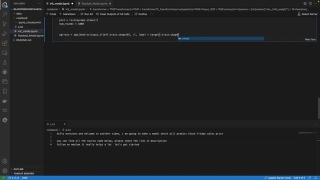 Black Friday Sales Prediction In Python - ASMR Programming - No Talking смотреть онлайн