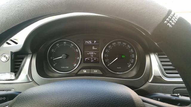 Skoda Rapid 2014 тест стрелок+кол-во литров для заправки. смотреть онлайн