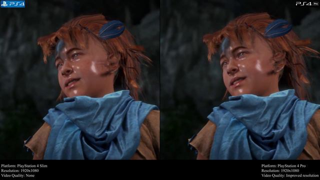 Horizon Zero Dawn Complete Edition - PlayStation 4 Pro Vs PlayStation 4 Slim V. 2
