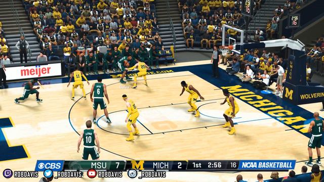 College Hoops 2K20 | MSU vs MICH | 4K w/Mods смотреть онлайн