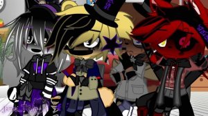 FNAF 1 Reacts To FNAF SB Animation: Two Face 1 - 2 | FNaF | Gacha Club