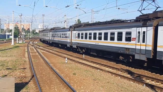 Электропоезд ЭД4М-0479 "ФИЗТЕХ" станция Голицыно на Звенигород. 06.07.2021. смотреть онлайн