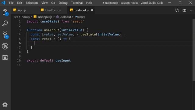 React Hooks Tutorial - 33 - useInput Custom Hook смотреть онлайн