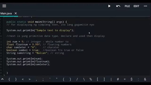 Displaying text and Primitive Data Types смотреть онлайн