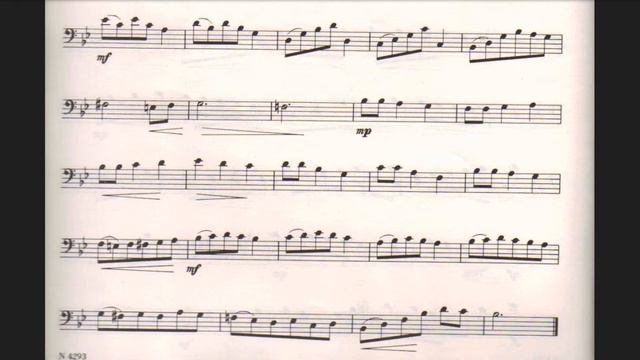 40 Progressive Trombone Etudes Sigmund Hering N° 14 смотреть онлайн