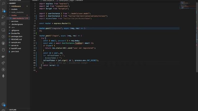 how to generate jwt access token and refresh token with express javascript and typescript смотреть онлайн