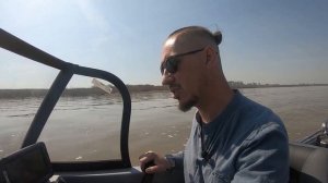 Ходовые испытания мотора HIDEA 60 на воде.  ТЕСТ мотора.