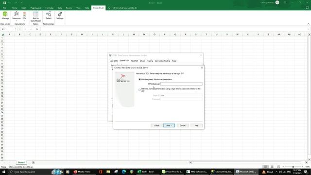 How to create an ODBC connection to SQL server and use it in PowerPivot смотреть онлайн