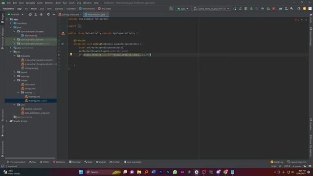 How to set app in fullscreen beginner tutorial Android Studio Java || Code Conference || смотреть онлайн