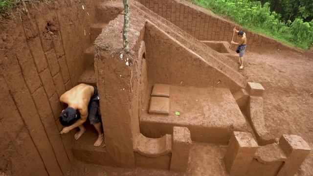 My Summer Holiday 100 Days Build 1M Dollars Water Slide Park into Underground Swimming Pool House смотреть онлайн