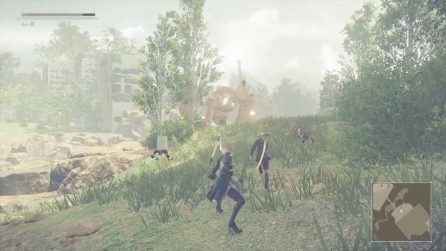 EXPLORING CITY RUINS NIER AUTOMATA смотреть онлайн