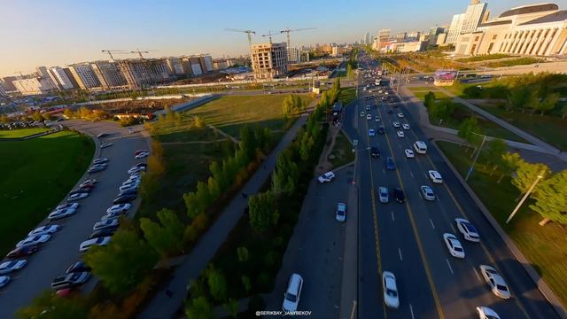 Хан Шатыр. Астана. Лайт полёт на FPV дроне. Смотреть в 4К!!! Geprc Mark5 + naked GoPro11 смотреть онлайн