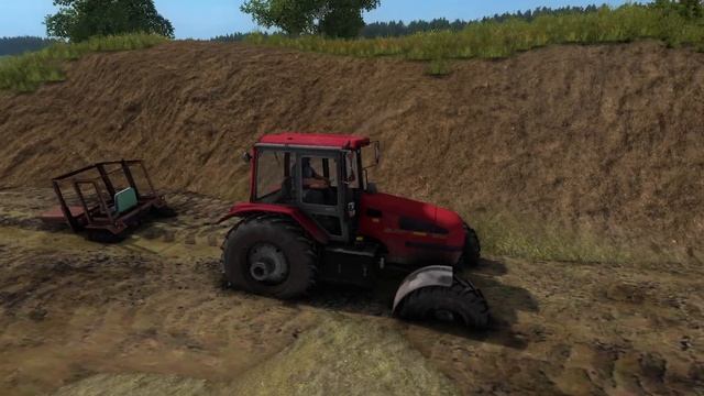 [РП] ПОМОГ ДЕДУШКЕ ВЫТАЩИТЬ ТРАКТОР Т-25 ИЗ ГРЯЗИ! FARMING SIMULATOR 2017 смотреть онлайн