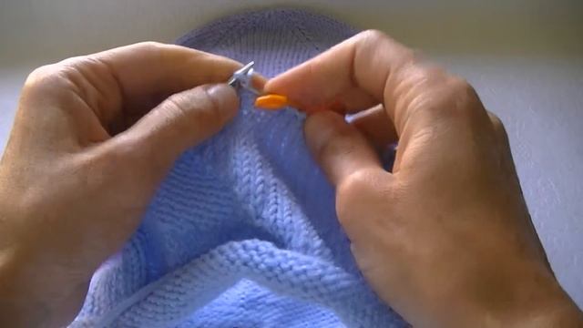 Вязание шапки бини с узором большая звезда. смотреть онлайн