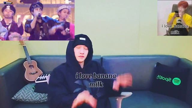 BANGCHAN REACTION TO STRAY KIDS MAMA 2021 PERFORMANCE CHEESE, HEY MONSTER, THUNDEROUS