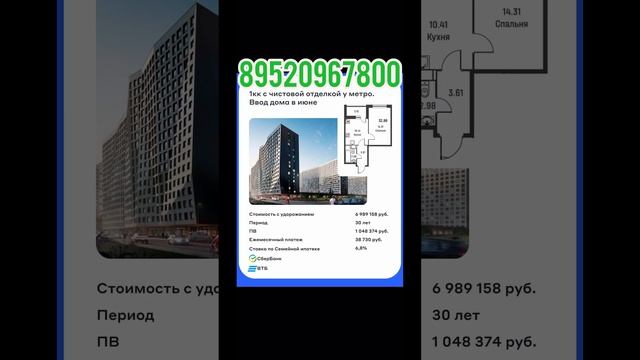 Квартира у метро с отделкой ввод дома в июне однокомнатная Новостройки СПБ Ипотека смотреть онлайн