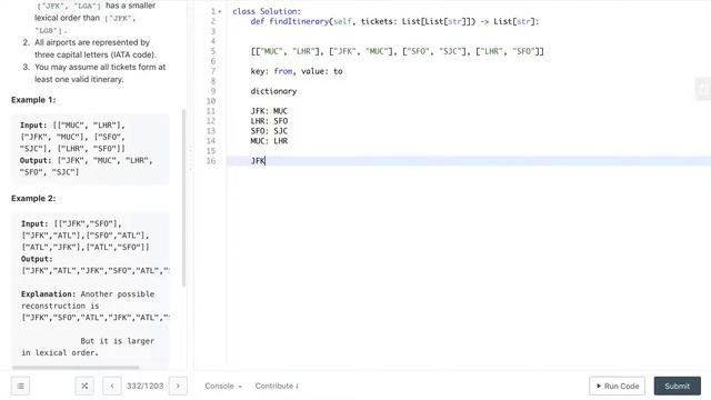 Uber Coding Interview Question: Reconstruct Itinerary смотреть онлайн