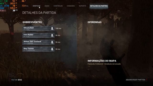 GT 730 - Intel Core i5-3470 - DEAD BY DAYLIGHT Test смотреть онлайн