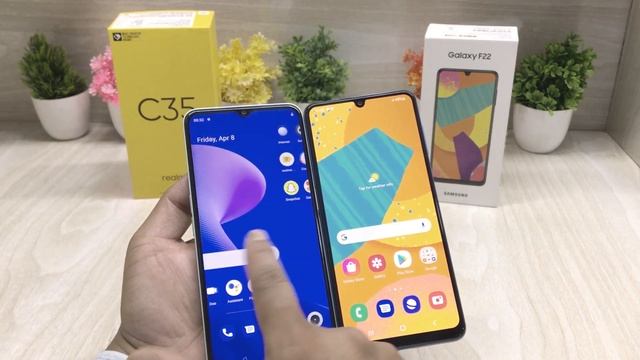 Realme C35 Vs Samsung Galaxy F22 | Unboxing | Comparison | Camera | Price