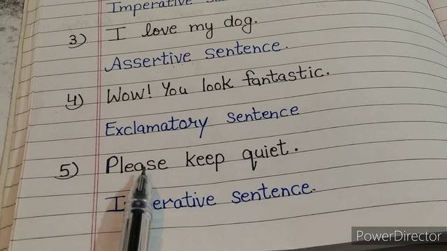 Worksheet |Sentence Worksheet Of Assertive, Exclamatory, Imperative, Interrogative Sentence | смотреть онлайн