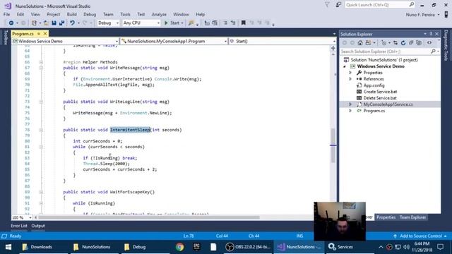 .NET Windows Service смотреть онлайн