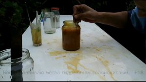 Восстанавливаю метал гидразином солянокислым.