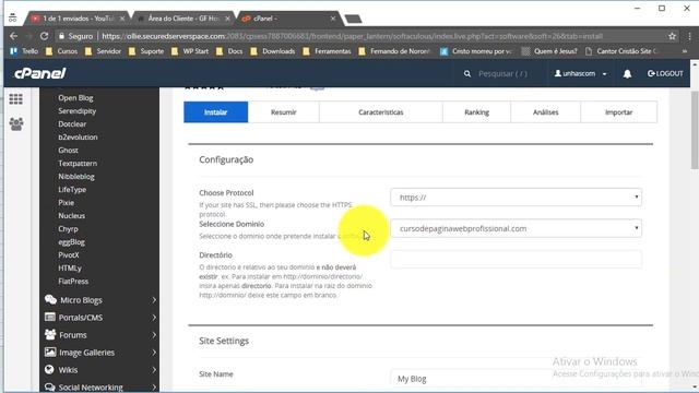 Como Instalar o WordPress Softaculous смотреть онлайн