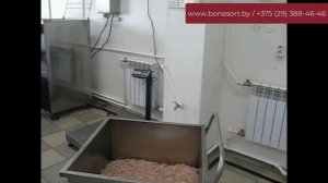 Массажер мяса вакуумный маринатор  на коптильном производстве  Маринование мяса