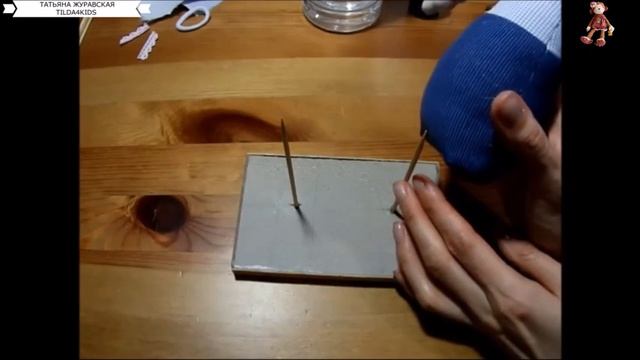 DIY❧Как сделать подставку для куклы своими руками. Вариант2❧Легко!Doll Stand/How to make/Tilda4kids смотреть онлайн
