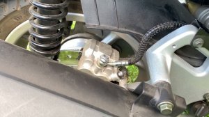 Quantum 50(125).  Скутер Квантум 50. Особенности тормозной системы.