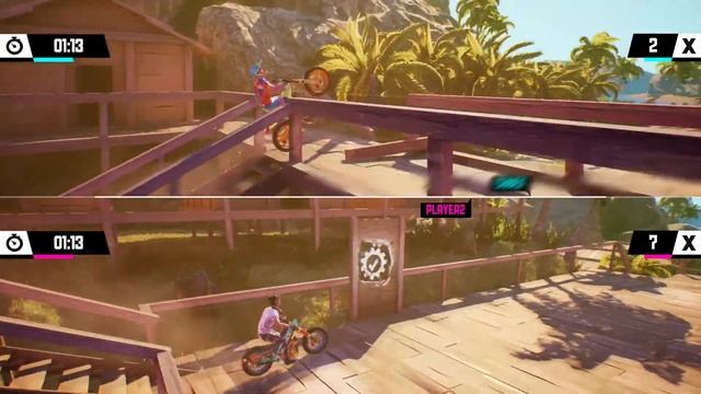 Urban Trial Playground - How to Play Splitscreen смотреть онлайн