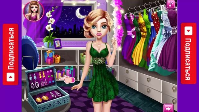 Игра для девочек ✨ Наряжаем Принцессу на праздничный балл! Game for girls. Princess dress up! смотреть онлайн