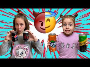 ГАЗИРОВКА ЧЕЛЛЕНДЖ! Угадываем вкус любимой газировки!?Ангелишка Мышка против Саши Фишер.