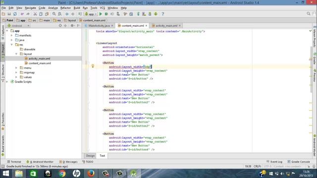 26. Desarrollo Paint en Android. Diseño parte 1. (Programación Android Studio tutorial español) смотреть онлайн
