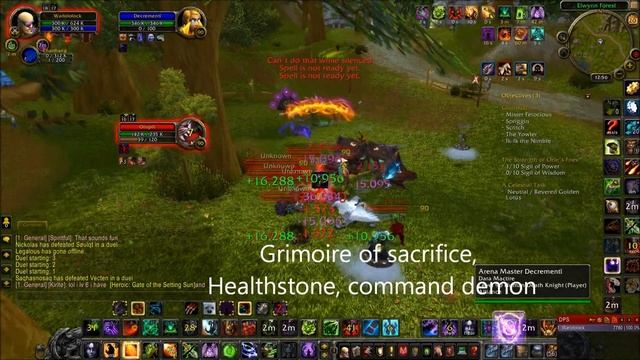How To Duel: Destruction Warlock Vs. BM Hunter | MoP 5.0.5 смотреть онлайн